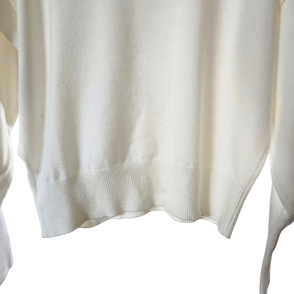 Express Cream Crew Neck Sweater - Picture 11 of 15